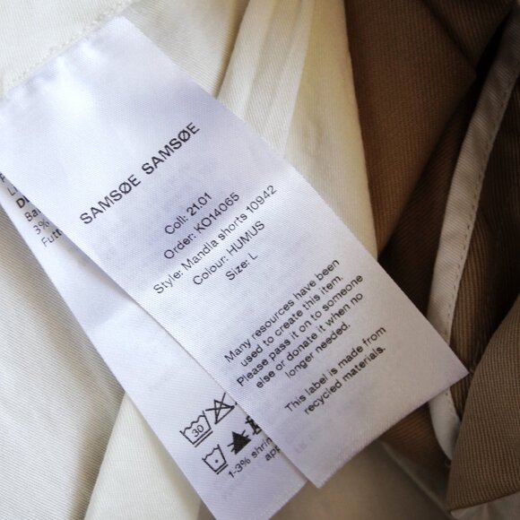 BNWT SS21 SAMSOE & SAMSOE MANDLA SHORTS S & L - Picture 10 of 14